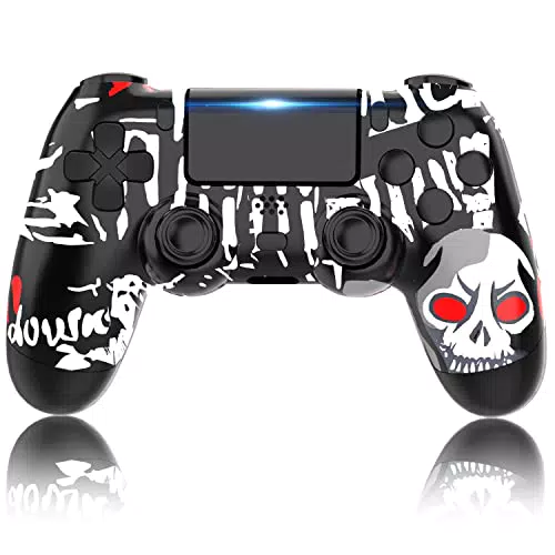 YUYIU Aggiornamento Wireless Controller per Ps4 Remote Plays-tation 4/Slim/Pro/PC