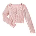 ZAFUL Felpa da donna con cappuccio, Colore: rosa, L