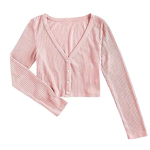 ZAFUL Felpa da donna con cappuccio, Colore: rosa, L