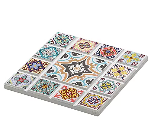 Zassenhaus Sottobicchieri con design orientale con fondo in sughero antiscivolo