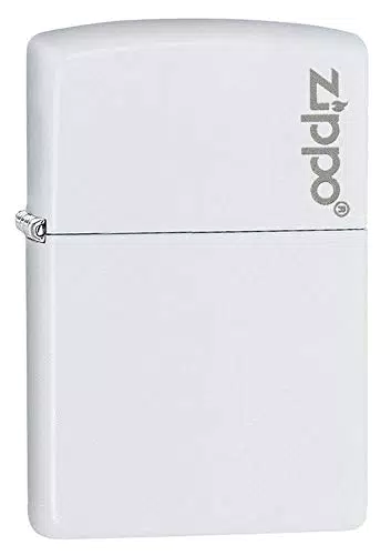 Zippo White Matte Lighter, Ottone, One Size