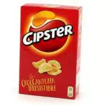 15 ASTUCCI PATATINE CIPSTER ORIGINAL BUSTA DA 65g CROCCANTI PATATINE