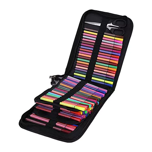 72/120 Slot tela sacchetto della matita su Matite Colorate Astuccio Portapenne matita vibrazione grande capacità buntstifte Custodia per Scuola