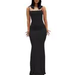 ABINGOO Donna Vestito Lungo aderente