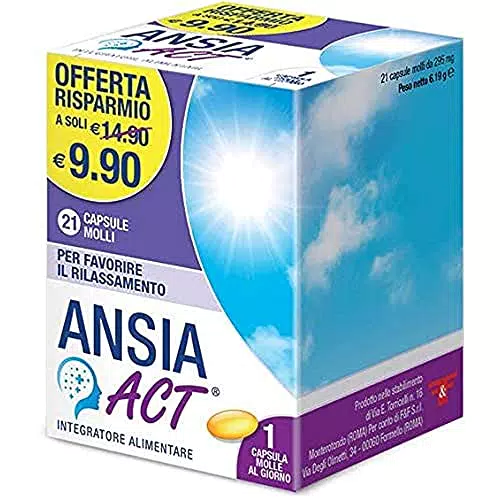 ACT Ansia, Favorisce il rilassamento e aiuta a ritrovare il normale tono dell’umore, 21 Capsule