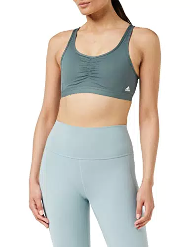 adidas Core Essentials Reggiseno Sportivo Bluoxi 8C
