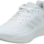 adidas Duramo 10, Scarpe da Ginnastica Basse Donna, Ftwr White Zero Met Grey One