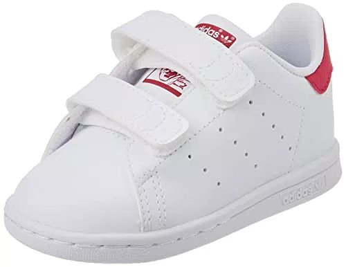 adidas Stan Smith, Sneaker Bambina, bianco/rosa, 27