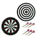 AKTIVE 54011, Diana, Diametro 45 cm, con 6 Freccette Unisex Adulto, Multicolore, 45 cm