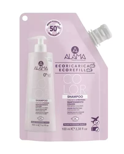 Alama Professional Eco-Refill Color Shampoo Mantenimento Colore Per Capelli Colorati