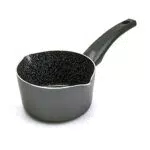 ALLUFLON Tradizione Italia Casseruola, Alluminio, Nero
