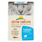 almo nature Sterilized Merluzzo per Gatti, 70g