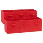 Amazon Basics - Cubi stoccaggio pieghevoli 6 unità
