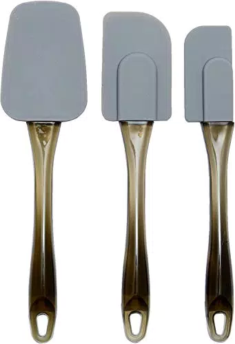 Amazon Basics - Spatole in silicone, set da 3 pezzi