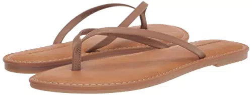 Amazon Essentials Sandali Infradito Donna, Marrone Scuro, 40