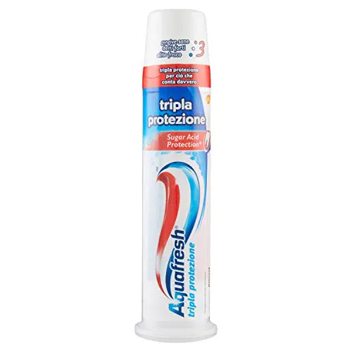 Aquafresh Tripla Protezione Dentifricio al Fluoro, 100ml