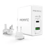 ARCANITE, Premium Caricatore USB da Muro a 2 Porte