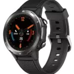 ASIAMENG Smartwatch Uomo Rotondo Grande Orologio Sportive Contapassi Cardiofrequenzimetro per Android iOS Orologio Bluetooth Fitness Impermeabile IP68 Notifiche Cronometro 12 modalità Sport Metallo