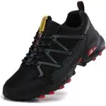 ASTERO Scarpe Trail Uomo Ginnastica Sneakers Nero 44