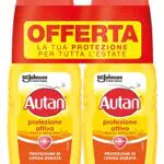 Autan Protezione Attiva Vapo Bipacco, Spray Antizanzare Comuni e Tigre