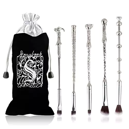Bacchetta Magica Pennelli Trucco, 5 Pezzi H-Potter