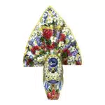 BACI PERUGINA Dolce & Gabbana Floreale Uovo di Pasqua Cioccolato Fondente Extra e granella di Nocciole con Sorpresa e 3 Cioccolatini 367g