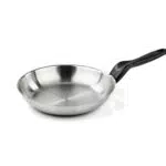Barazzoni Le Inoxidabili Padella ø20cm in Acciaio Inox 18/10, Argento, antiaderente 20 cm