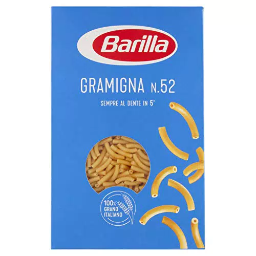 Barilla Pasta Gramigna N.52, Pastina di Semola di Grano Duro