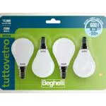 Beghelli - Lampadina LED TUTTOVETRO E14 Luce Fredda