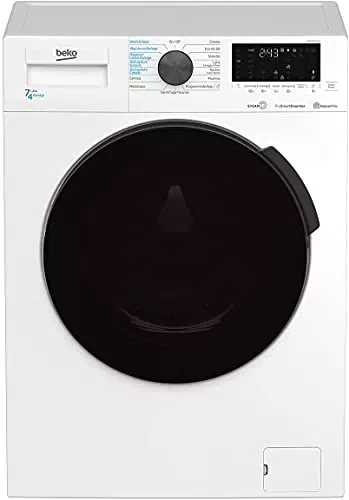 Beko Hte7726Xa-It Lavasciuga Slim A Vapore Steamcure, 7/4 Kg, 1400 Giri/Min, 15 Programmi, 50 x 60 x 84 cm; 64 Kg