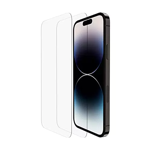 Belkin TemperedGlass Confezione da 2 Proteggi schermo per iPhone 14 Pro
