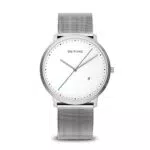 BERING Unisex Analogico Quarzo Classic Orologio con Cinturino in Acciaio inossidabile Cinturino e Vetro zaffiro 11139-004