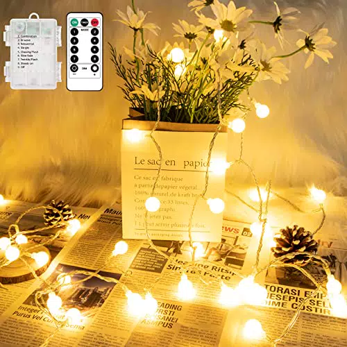 Bigzom Catena di luci a LED per esterni, 6.5 m
