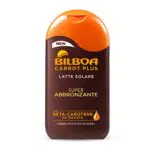 Bilboa Carrot Plus, Latte Solare Super Abbronzante, con Betacarotene e Burro di Karità per una Abbronzatura Intensa e Duratura