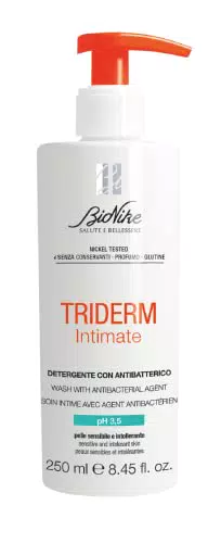 BioNike Triderm Intimate Detergente PH 3.5 250 ml con Dispenser - Antibatterico