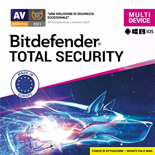 Bitdefender Total Security 2023, 3 dispositivi, 1 anno
