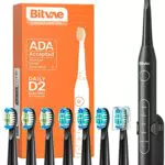 Bitvae D2 Spazzolino Elettrico Ultrasuoni, Spazzolino Sonico per Adulti e Bambini