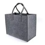 Borsa in Feltro, Borsa per Detriti in Feltro di Grande capacità Borsa per Cestello in Legno Tritato Grigio Scuro