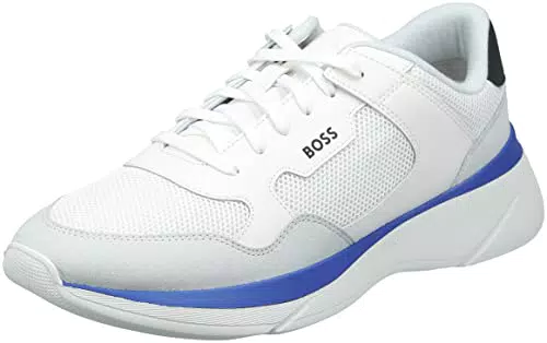 BOSS Dean_Runn_memx, Scarpe da Ginnastica Uomo, Open White124