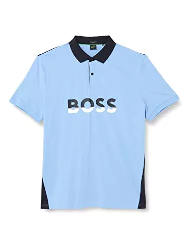 BOSS Pavel Jersey, Blu Acceso