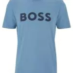 BOSS Thinking 1 Maglia, Light/Pastel Blue459, L Uomini