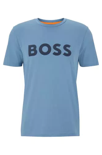 BOSS Thinking 1 Maglia, Light/Pastel Blue459, L Uomini