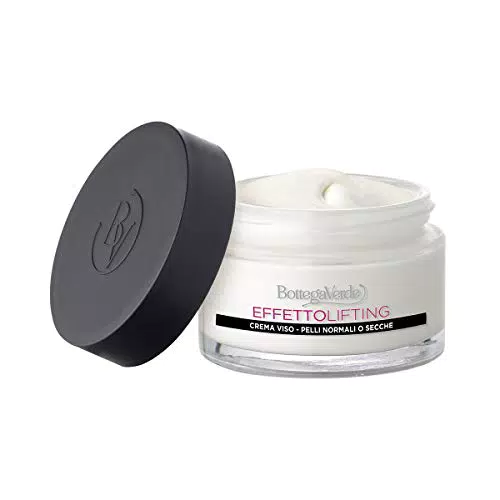 Bottega Verde - Crema viso antieta, effetto lifting immediato con acido Ialuronico ed estratto di Fior di Loto