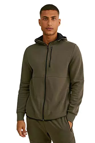 C&A Cardigan da uomo, tinta unita, vestibilità regolare