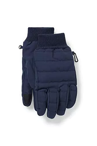 C&A Guanti da uomo in tinta unita, Blu scuro, M