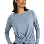 C&A Maglietta da donna mélange girocollo a maniche lunghe