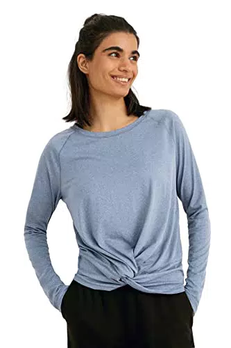 C&A Maglietta da donna mélange girocollo a maniche lunghe