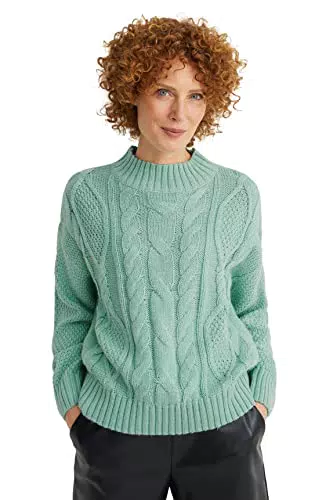 C&A - Maglione da donna girocollo con motivo a treccia