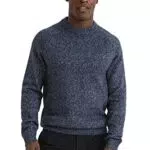 C&A Maglione da uomo girocollo mélange, Blu scuro-mélange