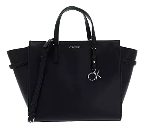 Calvin Klein Must Tote MD, Borsa Donna, CK Nero, One Size
